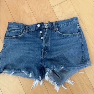 Agolde Parker long Jean Shorts